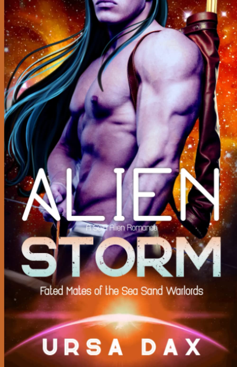 Alien Storm: A SciFi Alien Romance (Fated Mates of the Sea Sand Warlords)