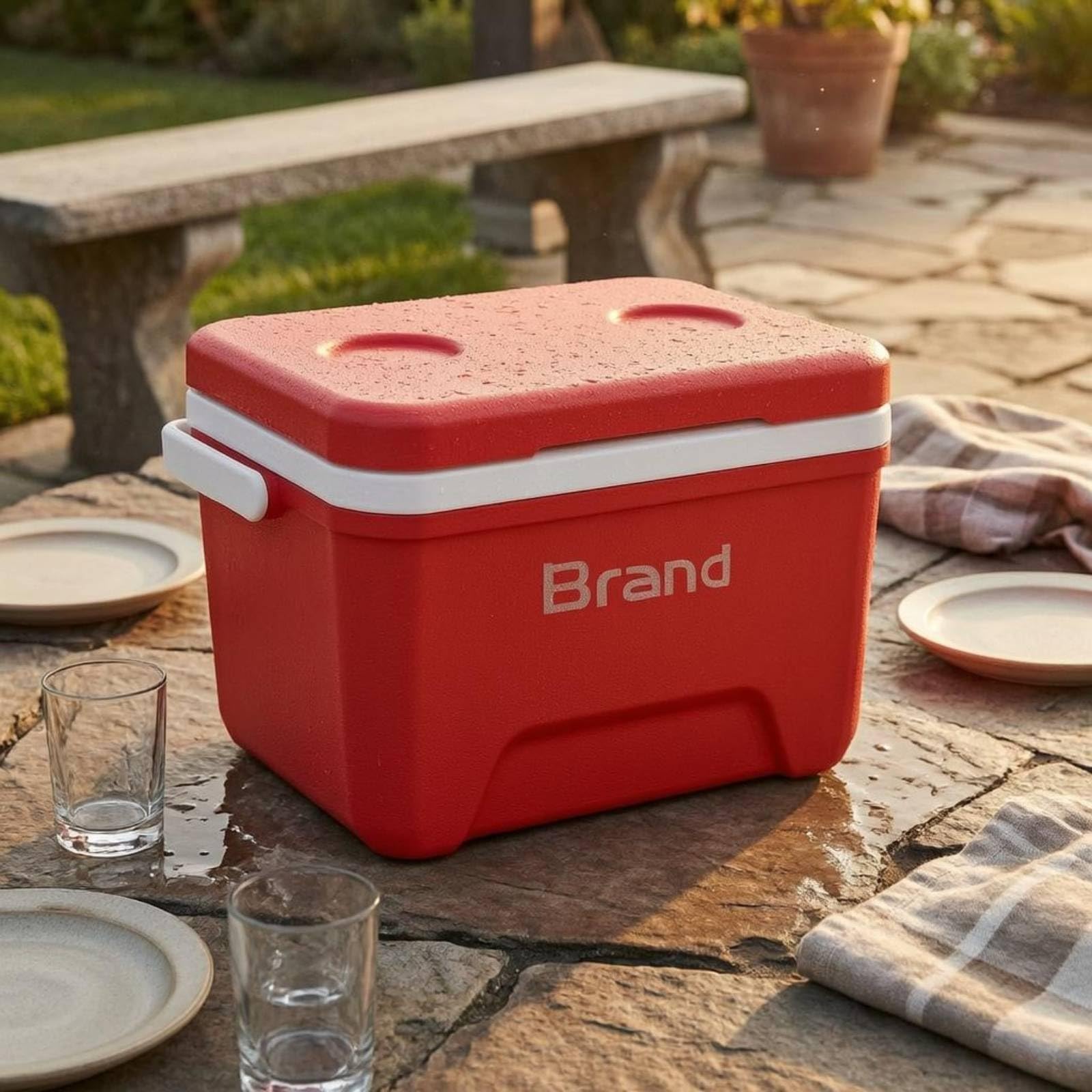 Caja Térmica Portátil 6 litros Hielera Portátil Aislante PU Hielera Rígida