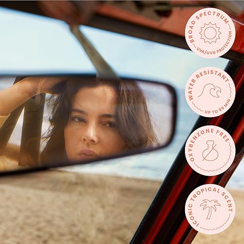 Miniatura 5 de Hawaiian Tropic Loción Sheer Touch Protector solar SPF 70, 8 onzas | Amplio espectro, libre de oxibenzona, loción bloqueadora solar, Hawaiian Tropic