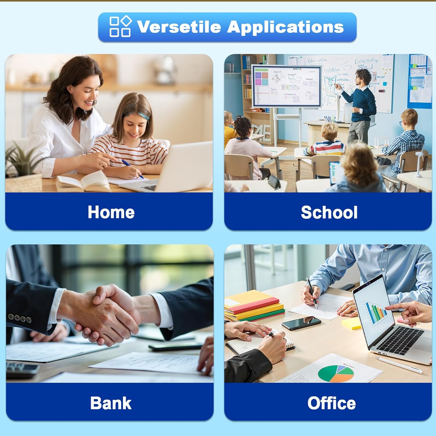 VersaLink C400 C405 Toner Cartridge Extra High Yield(10500/8000) Replacement for Xerox 1106R03524 106R03525 106R03526 Compatible with VersaLink C400DN C405DN C400D C405N C400 C405 Printer(B/C/M/Y)