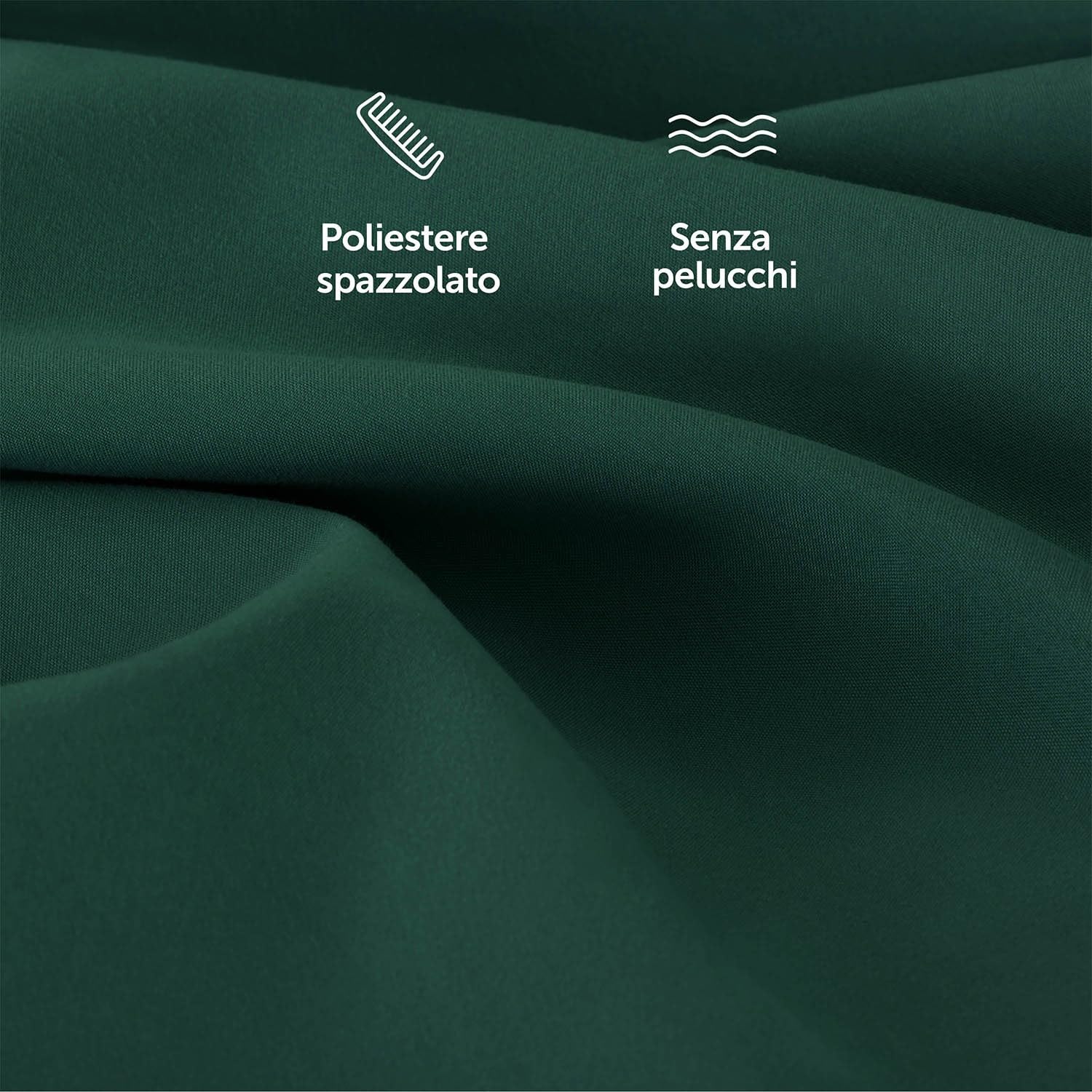 Blumtal Federe Cuscini Divano 50x80 cm - Set di Copricuscini per Divani in Microfibra a 2 Pezzi con Chiusura a Busta certificati Oeko-Tex, extra morbidi e lavabili - Verde Scuro