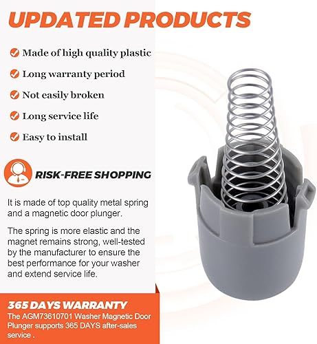 Miniatura 3 de 2025 actualizado AGM73610701 arandela magnética pieza de repuesto para LG wm3050 wm3170cw wm8000ha wm3770 wm3670hwa Kenmore elite arandela partes
