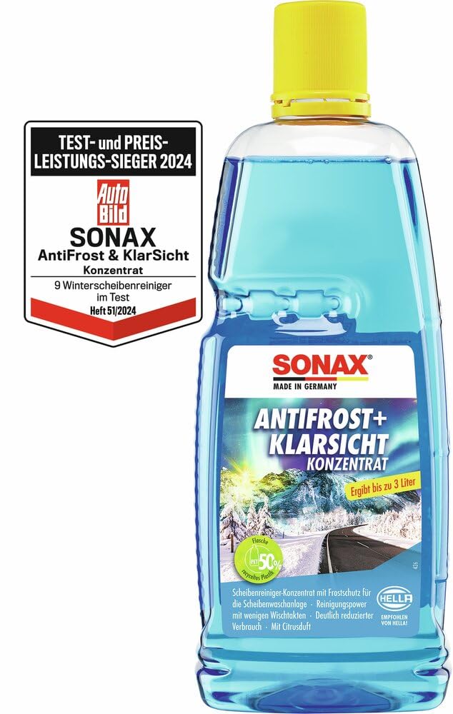 SONAX WinterSet (8-teilig) topfit, geschützt und schonend durch die kalte Jahreszeit mit hochwertigen Autopflegeprodukten | Art-Nr. 07651410