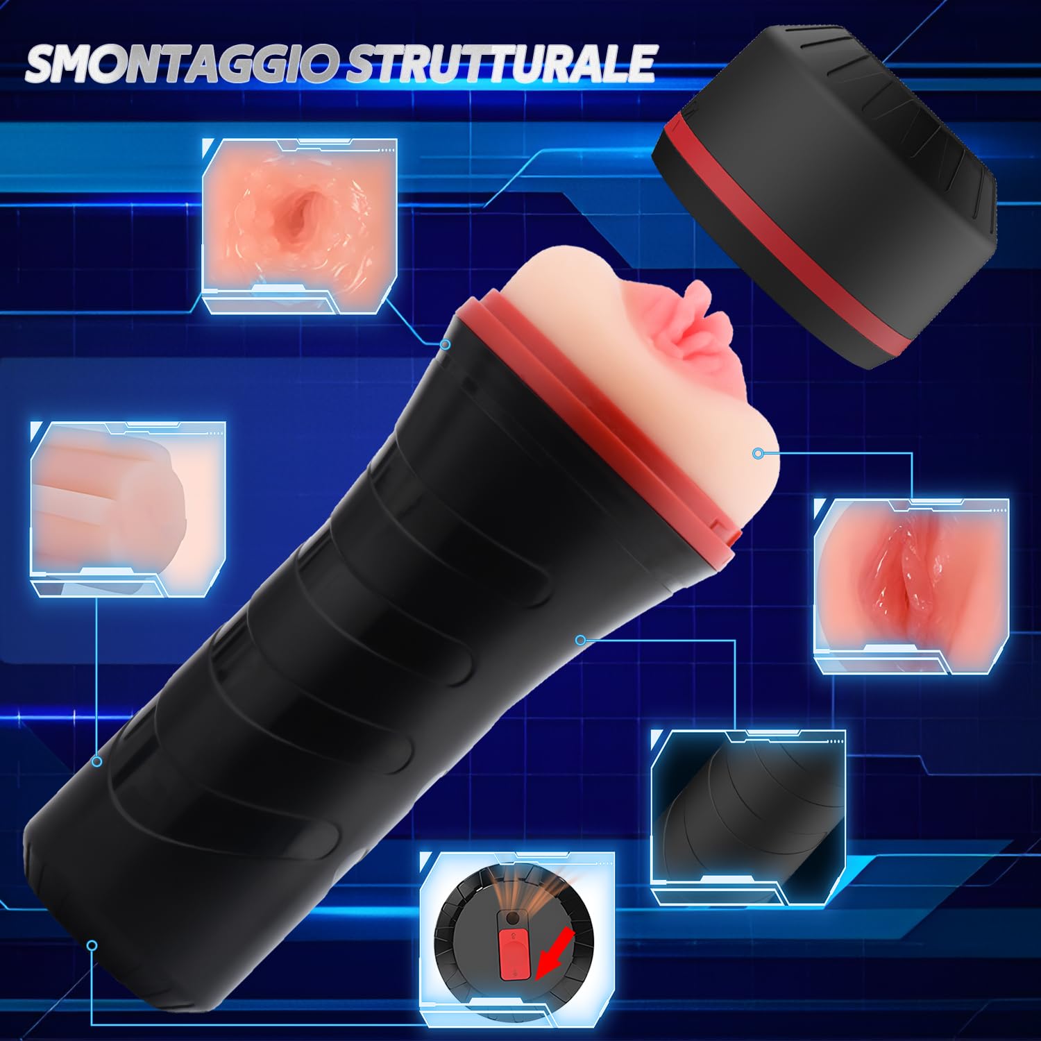 Masturvatore Per Uomo Realistico con Aspirazione Sex Toys Masturbtore Per Pene Sexytoysys Coppia Masturbatore Masturbatori Uomo Per Uomini Masturbazione Maschile Sexyshop Per Lui e Lei
