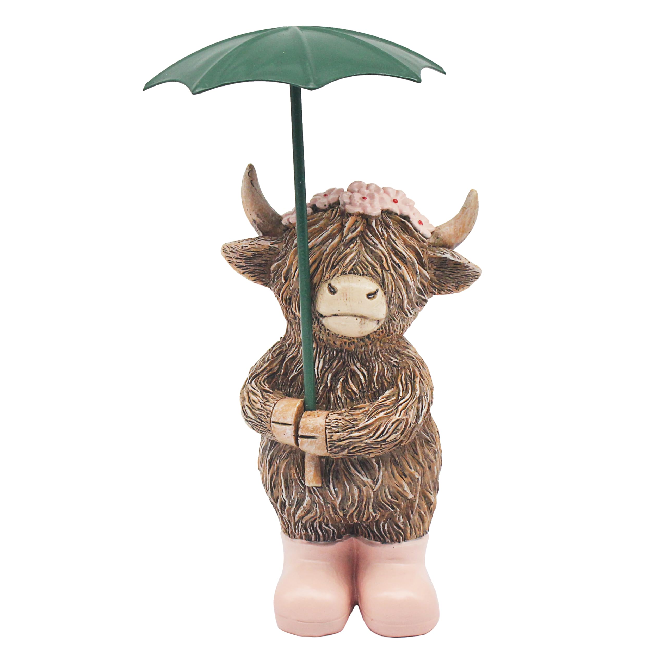Lesser & Pavey Highland Cow Rainy Days Home Decor Figurines & Ornaments For Home & Office | Decorative Home Accessories Statues For Indoor & Outdoor | Lovely Gifts for Women & Men