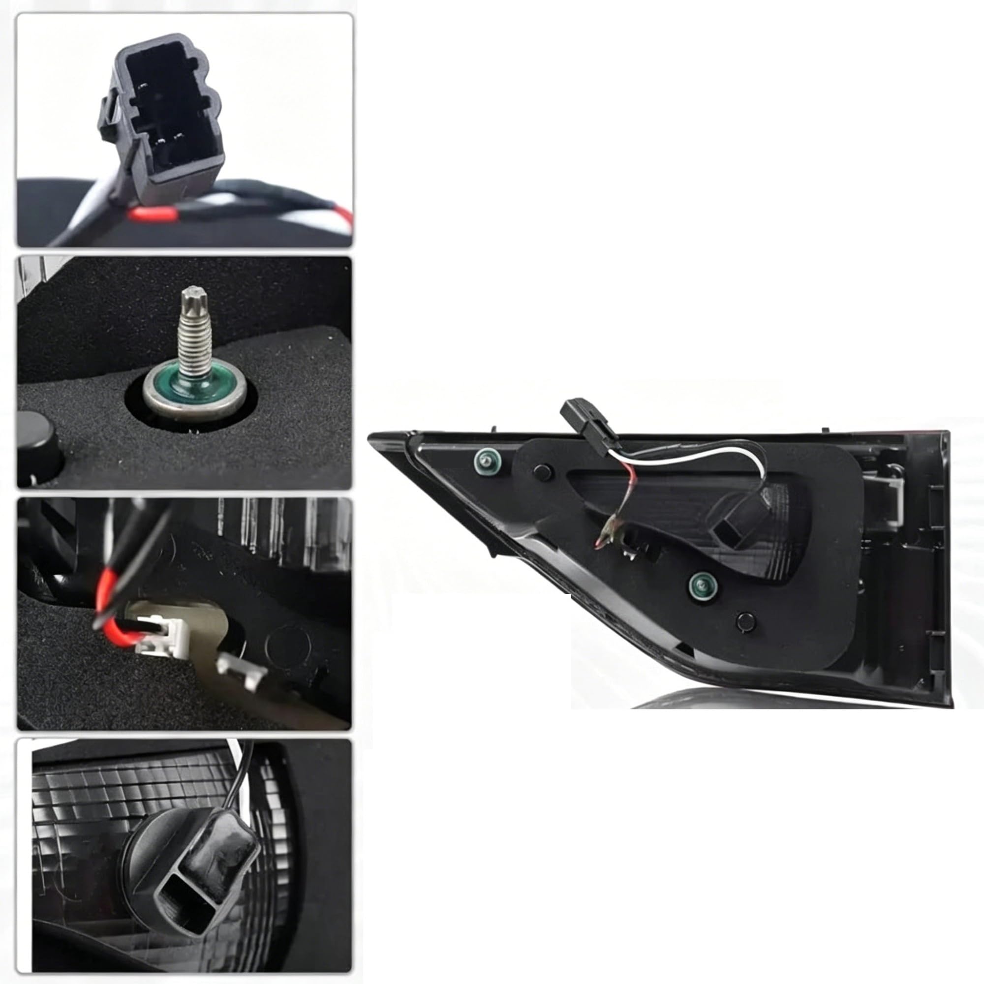 Lampa Tyłowa Samochodu Lampa Hamulcowa Lampa Migająca Dla Chevy Dla Traverse 2018 2019 2020 Wersja US(4pcs)