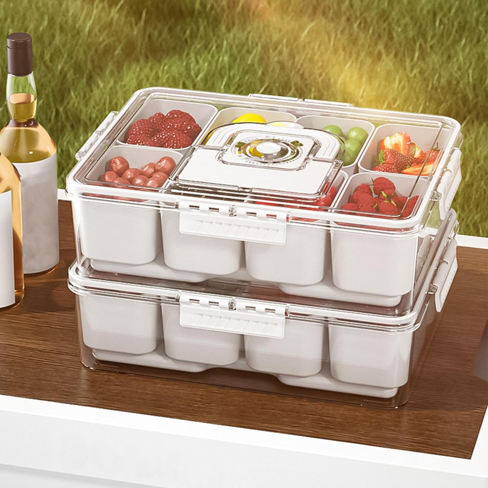 Snack-Box Behälter Behälter mit Kühlakku