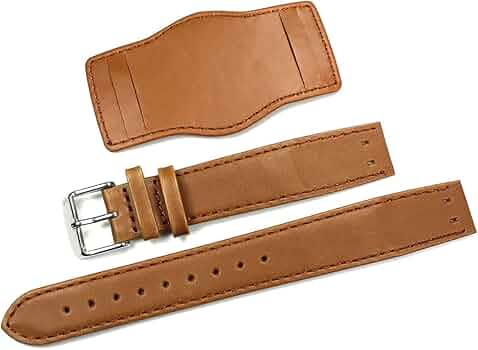 Nuovo Cinturino In Pelle Nera SWISS Per Orologio Militare 19 - Foto 3