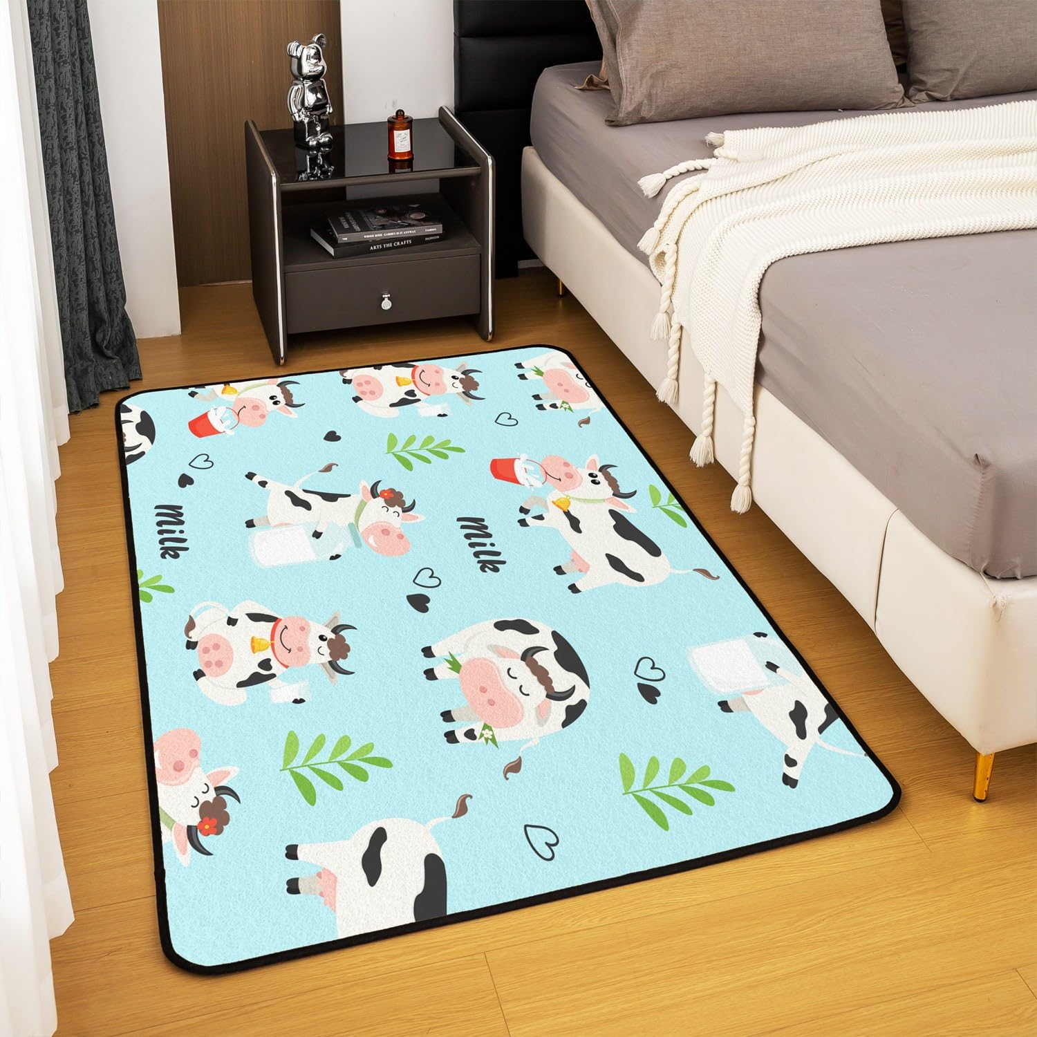 Tappeto per pavimento interno con escavatore, 150 x 200 cm, per veicoli da costruzione, tappeto per soggiorno, per bambini, ragazzi, ragazze, adolescenti, attrezzature, camion, decorazione della