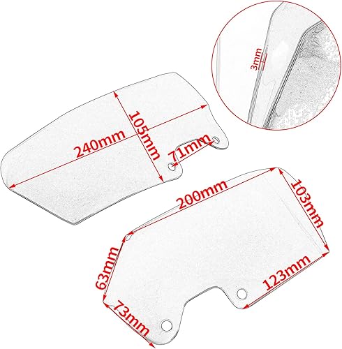 Miniatura 4 de Deflector de viento lateral del tanque de combustible de la motocicleta para BMW R1200GS R 1200 GS ADV 2006 2007 2008 2009 2010 2011 2012 2013