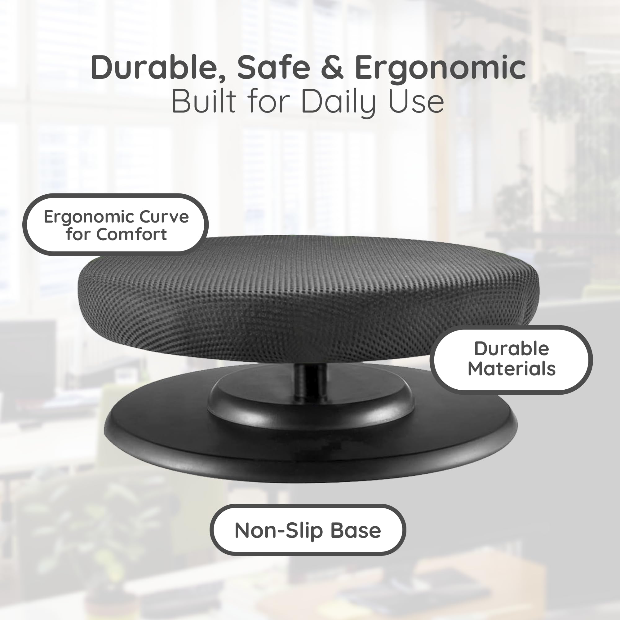 Entrenador central de postura de asiento de equilibrio