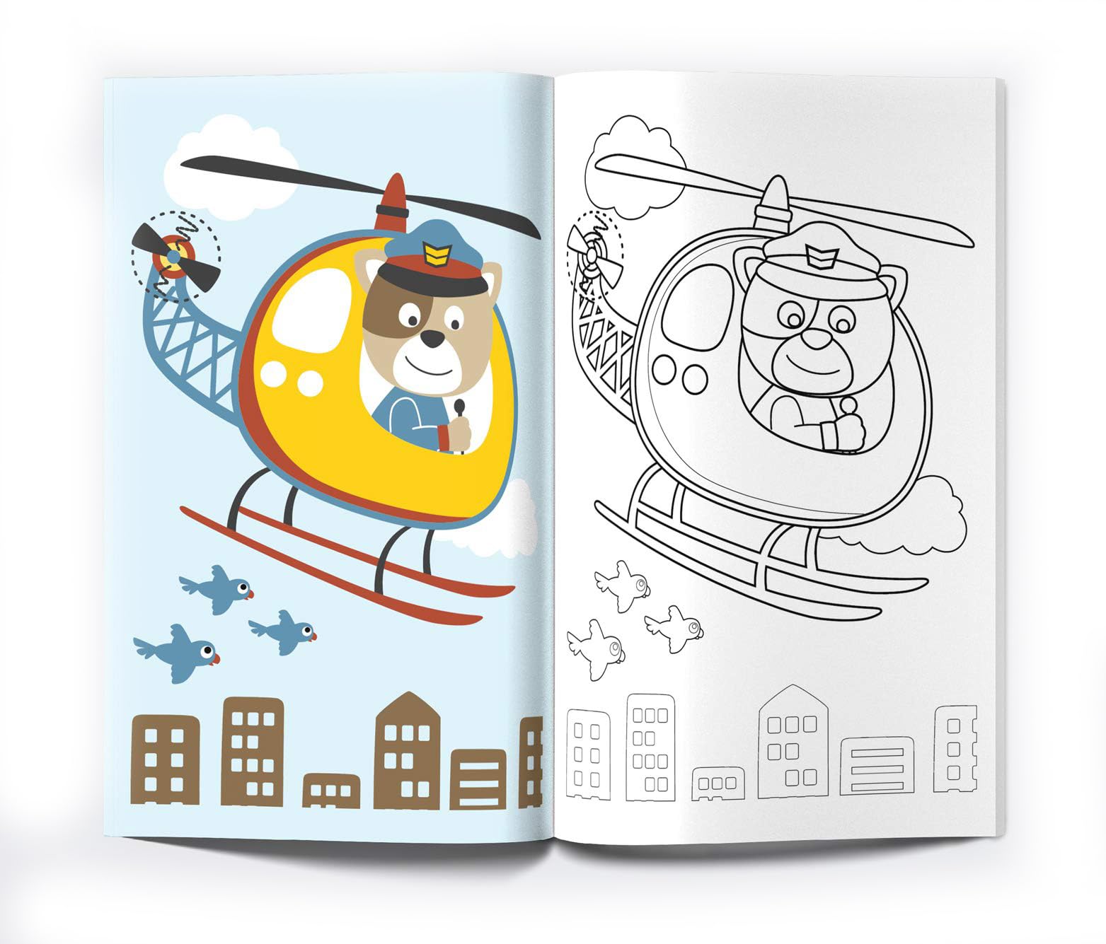 Transport Colouring Book (Giant Book Series): Jumbo Sized Colouring Books 4