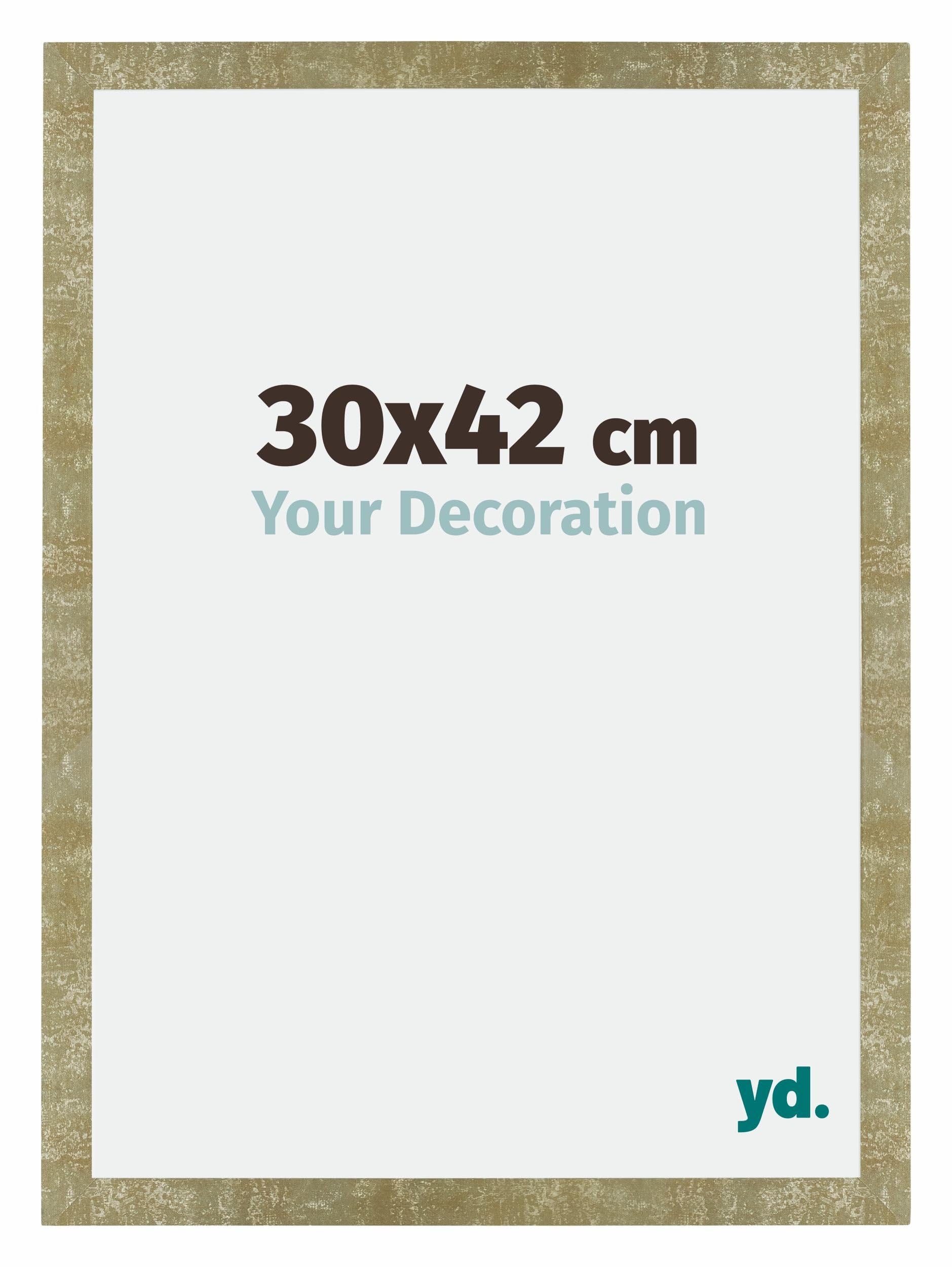 Your Decoration - Picture Frame 30x42 cm - Gold Antique - Decorative Wall Frame in MDF with Antireflection - Frame 30x42 - Mura โ image 1