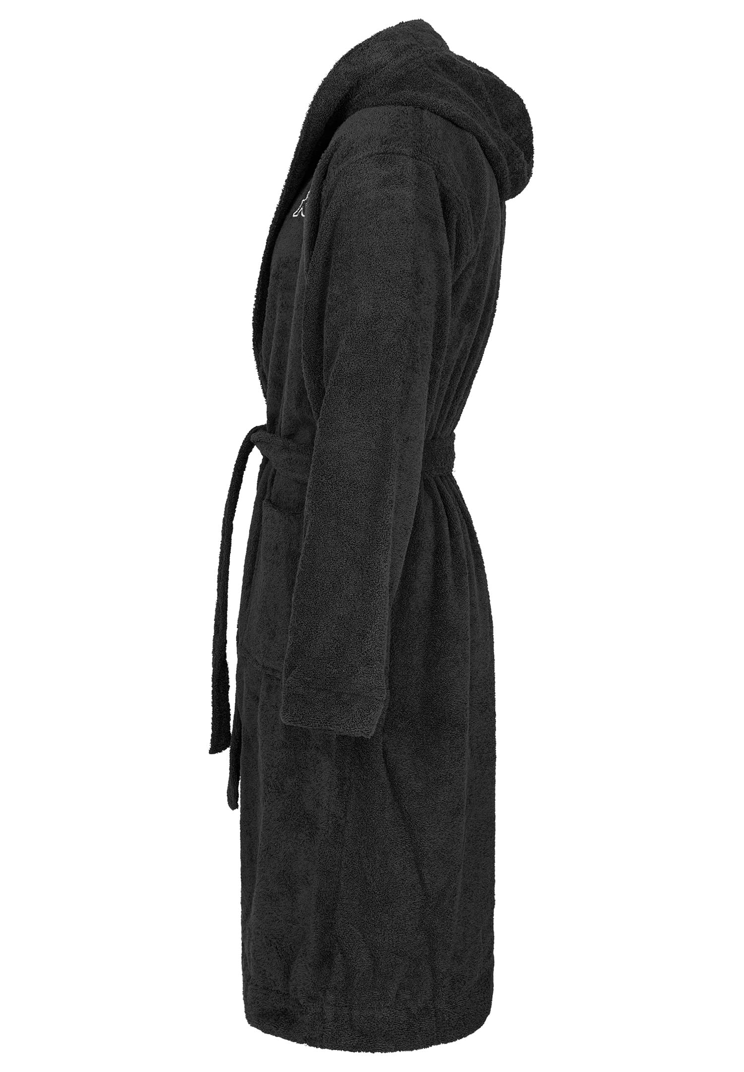 Kappa Unisex Bademantel mit Kapuze 100% Baumwolle Gr. S-4XL