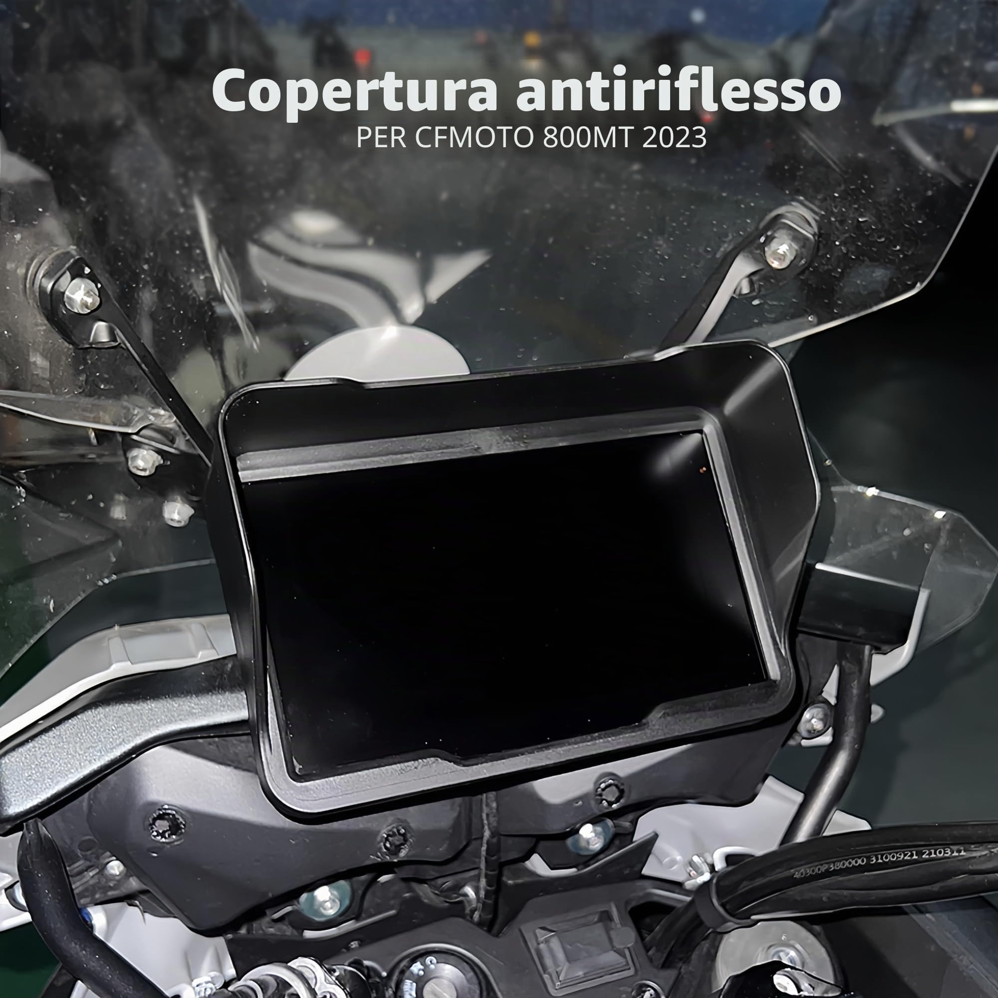 Per CFMOTO 800MT Explore 2023 Visiera Parasole Protezione Antiriflesso Copertura del Misuratore Telaio di Protezione Schermo Parasole