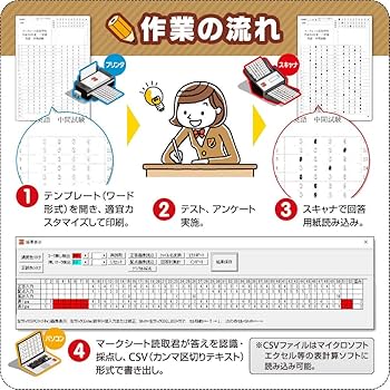 マークシート読取君4　2個 Amazon.co.jp: マークシート読取君4 : PCソフト