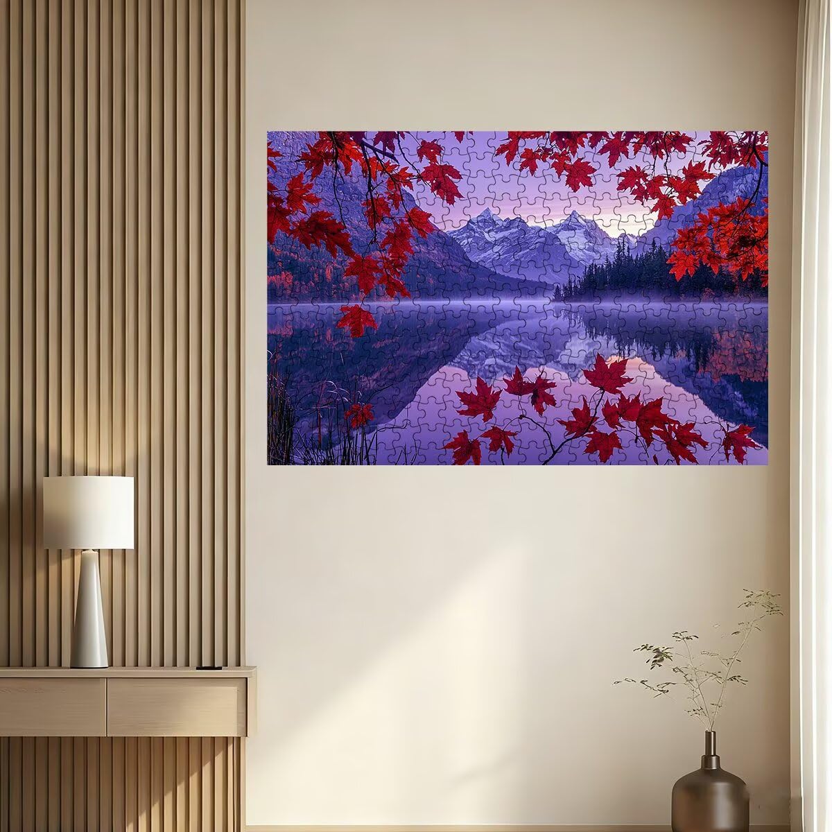 Puzzle 5000 sztuk ostrze, puzzle górskie, puzzle 5000 dorosłych, puzzle dla dorosłych z pudełkiem prezentowym, drewniane puzzle wyzwanie dla całej rodziny, oryginalne prezenty dla kobiet Decor -3826