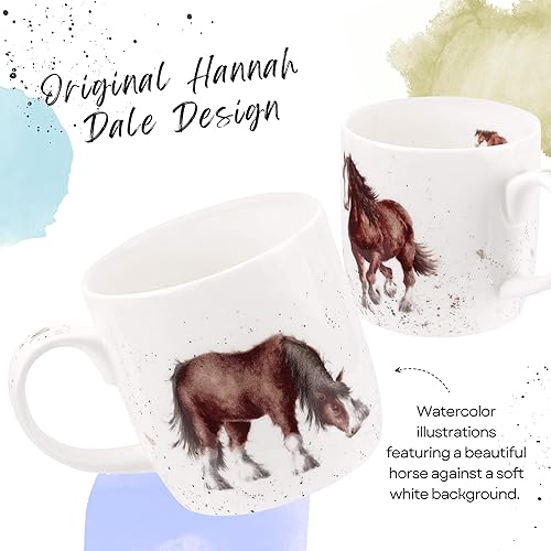 Vista 25 de Royal Worcester Wrendale Designs - Taza de 14 onzas, con ilustración de llama, «Because I'm Worth It with Llama Illustration», taza de animales