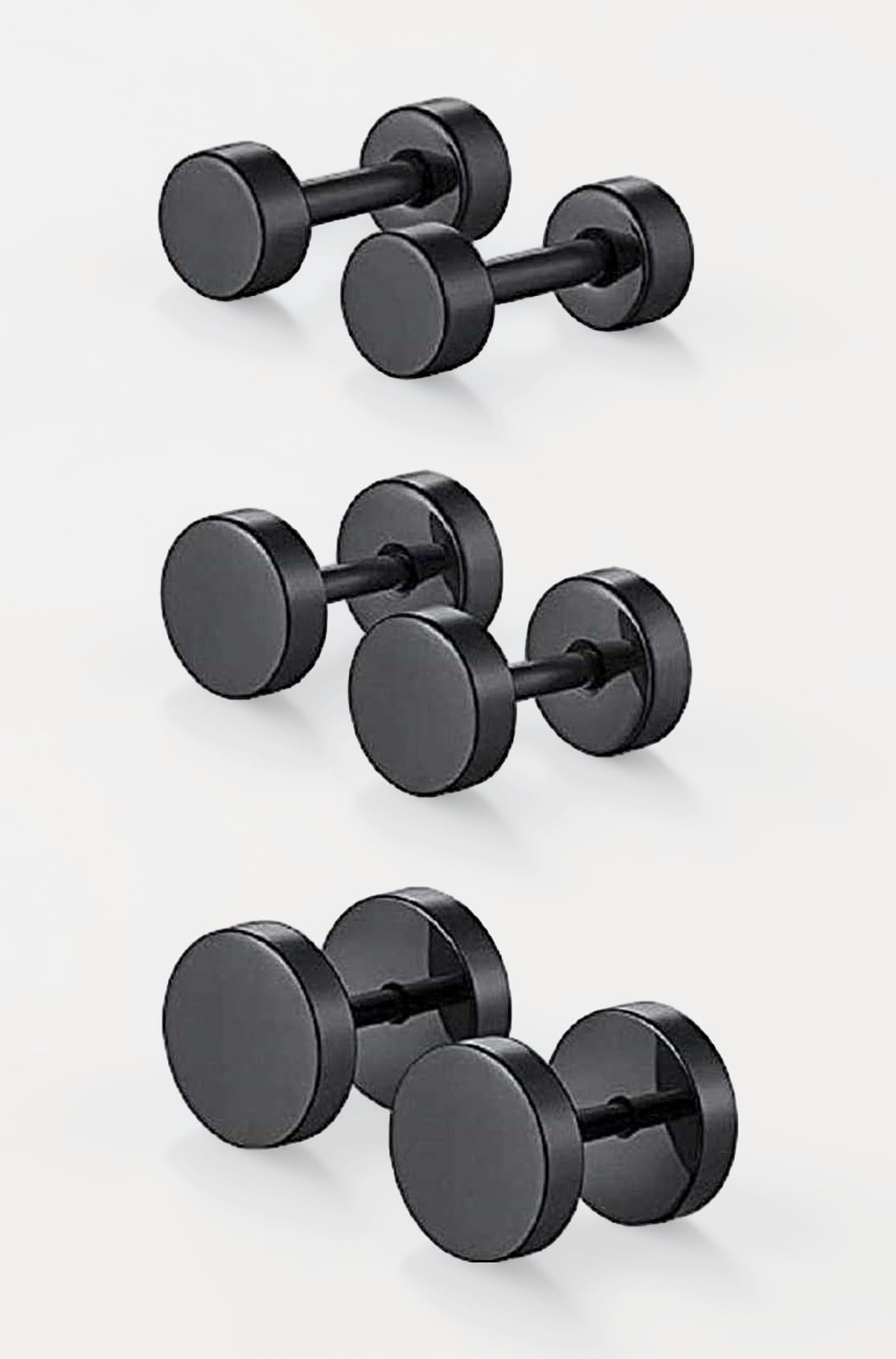 Earrings men boyfriend girls women gents ear studs for men Stainless Steel Piercing Clip on Screw Bali Pierced Hoop Stud Huggie Magnetic earrings for boys silver black gold blue boys earrings
