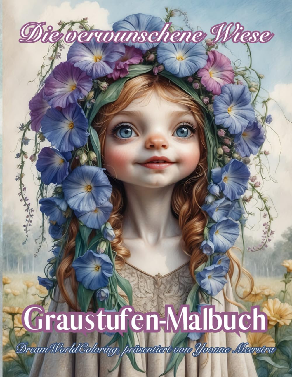 Die verwunschene Wiese: 72 verträumte und fantasievolle Illustrationen zum Ausmalen