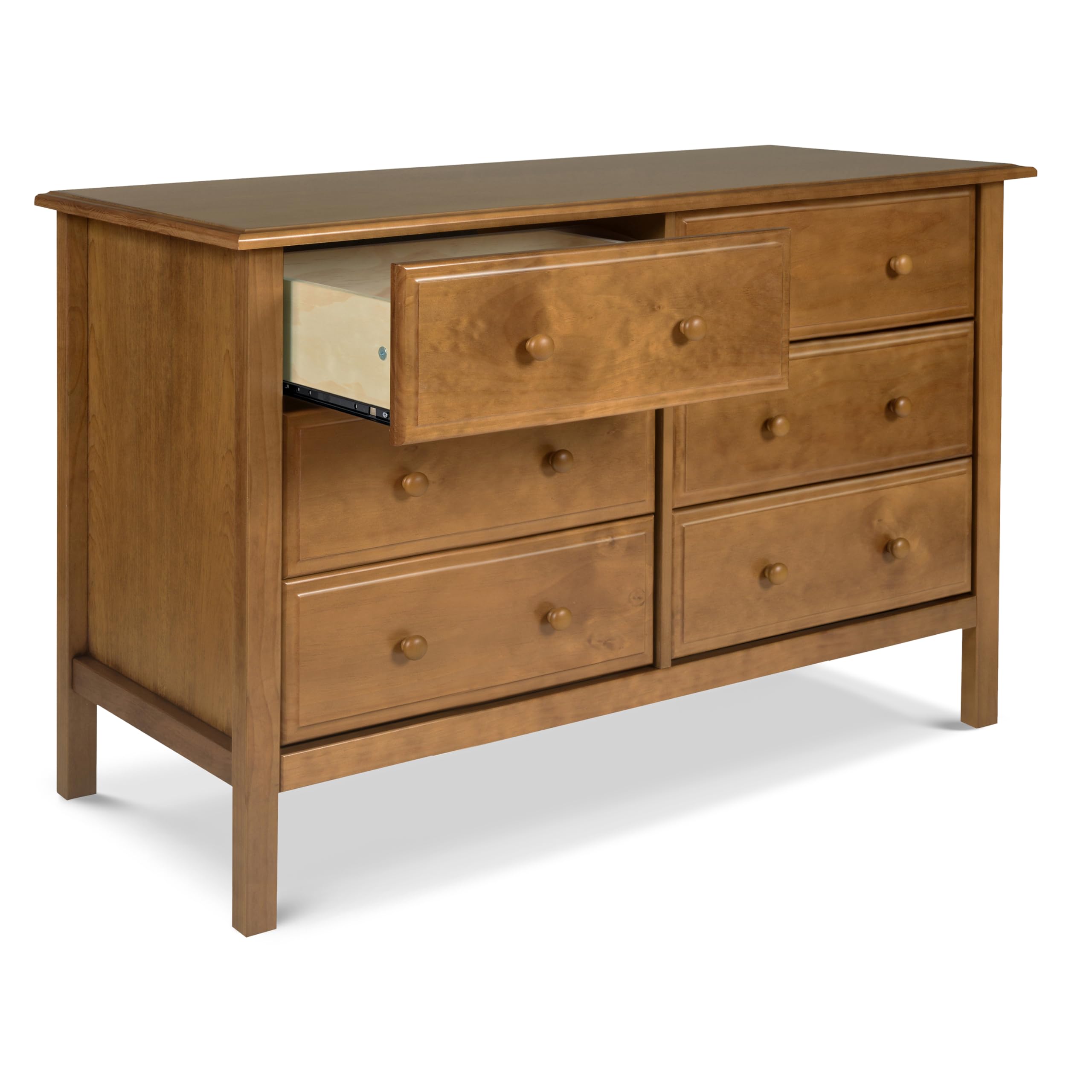 Davinci Jayden 6-Drawer Double Wide Dresser in Chestnut, Greenguard Gold Certified