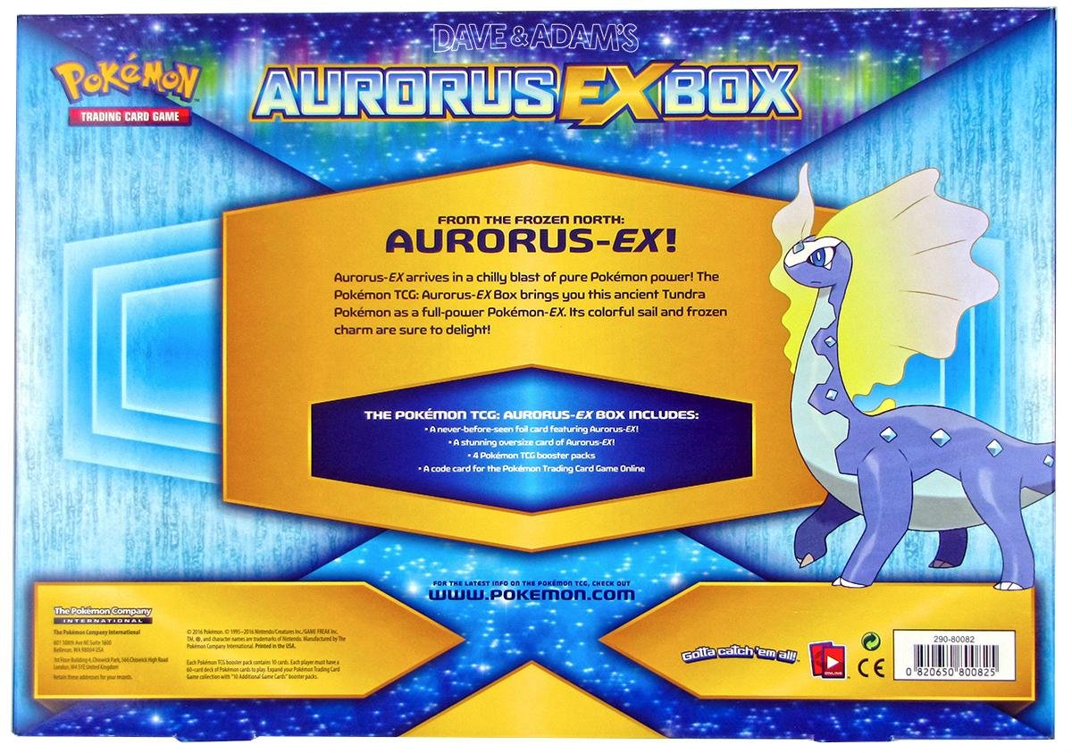 aurorus ex pokemon card TCG: Pokemon Box Design Choice:Pichu op-09 Age Group Simplified Rules for Younger