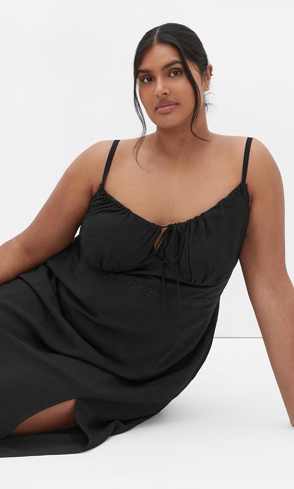 City Chic Women's Plus Size Dress - Sweet Pea Maxi, 12 Black by City Chic - Used condition - Image 4