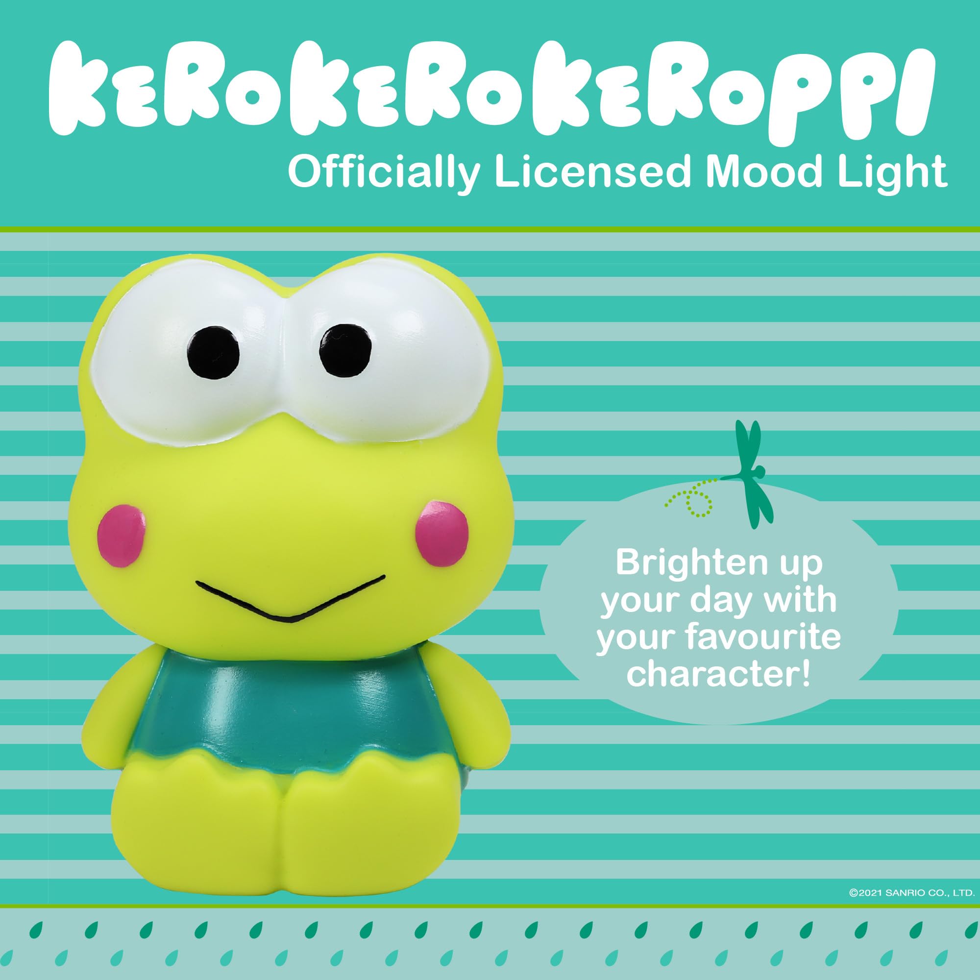 Blue Sky Studios Hello Kitty Character Light, Touch-Controlled Lamp for Girls Bedroom Cute Kawaii Desk Decor - Image 2