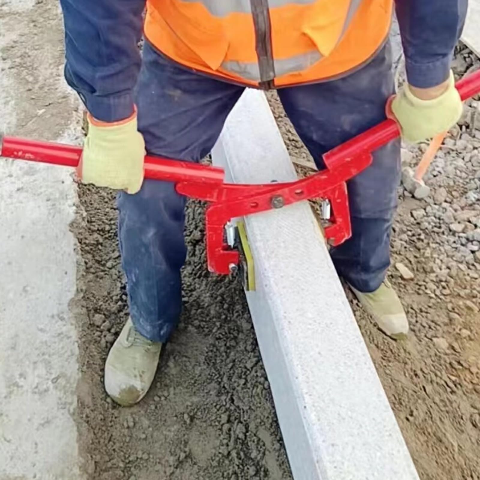 RENLXFI Vertical Plate Clamp Lifting Clamps, 350kg/771.6 Lbs Granite Slab Lifting Pliers Steel Clamp for Glass Slabs Granite Roadside, Adjustable Scissor Grabber(Opening 6-18 cm(2.4-7.1 in))