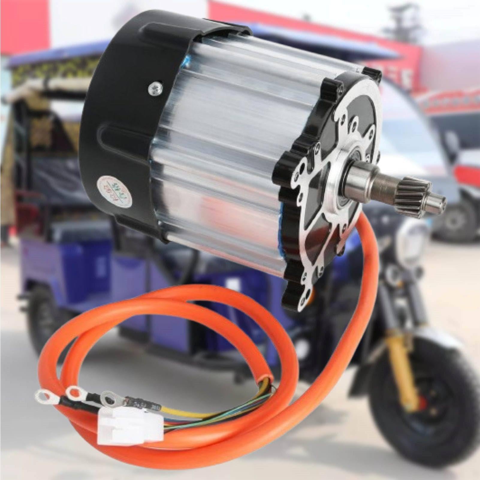 MhWrughts Brushless DC Differential Motor High Torque Permanent Magnet 4000RPM 1000W-2000W for Electric Tricycle Utility Vehicle Conversion 72v-1000w