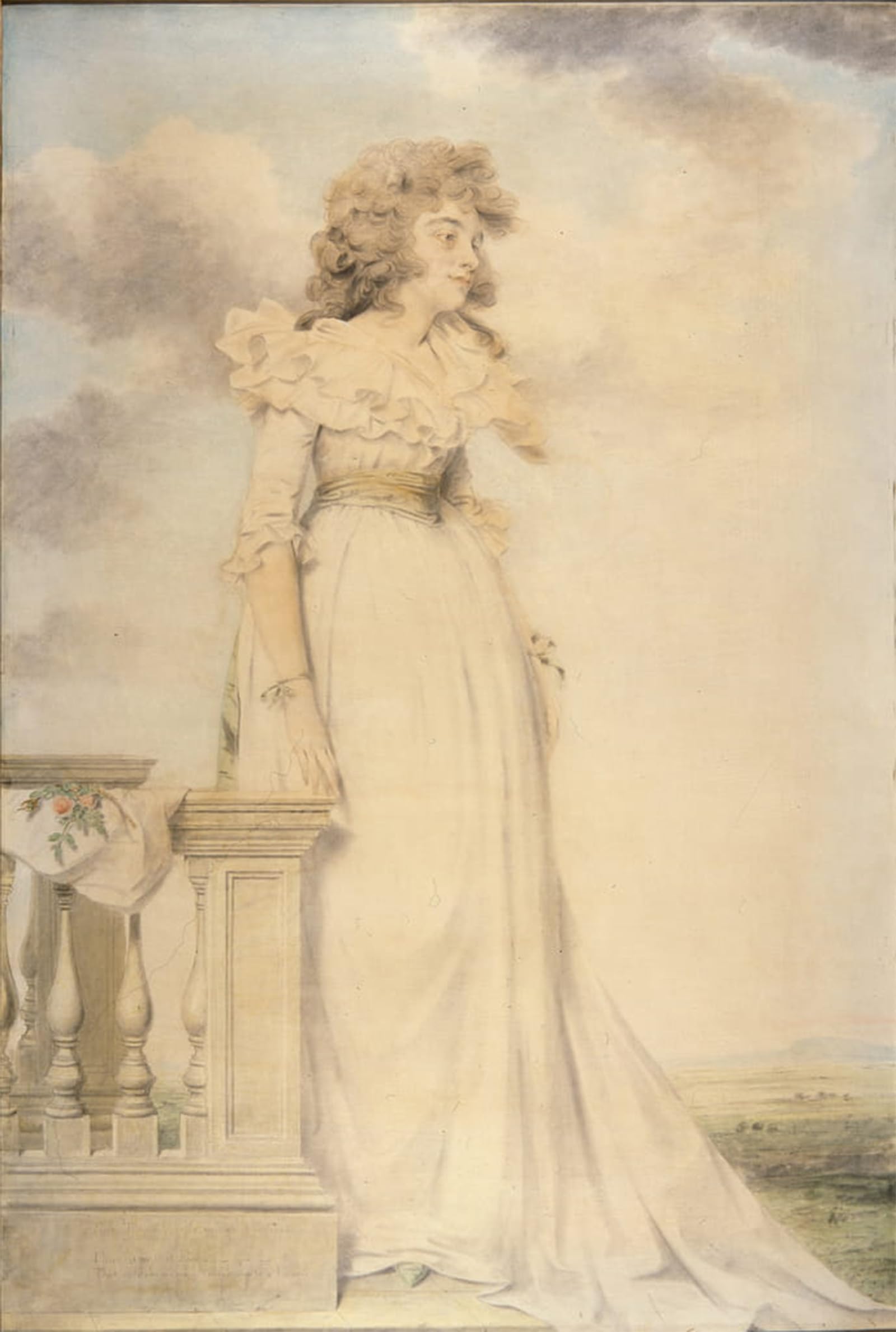 POSTERIIk Famous Modern Artwork Art Mural Portrait of Georgiana Duchess of Devsnshire by Downman Oil Paintings Pictures for Home Decor 60x90cm