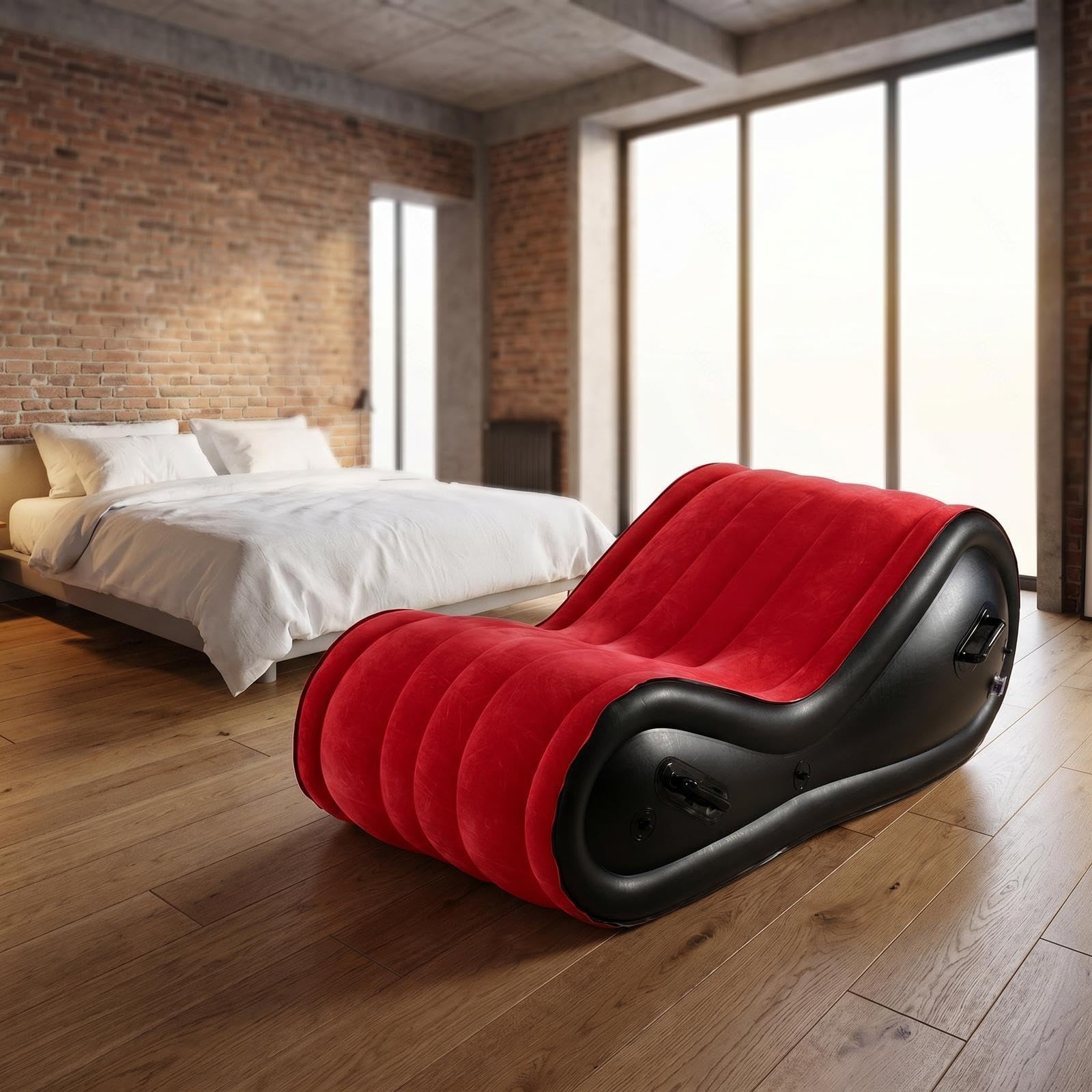 Canapé gonflable Shafa pliable pour en finir avec le mal de dos à la plage