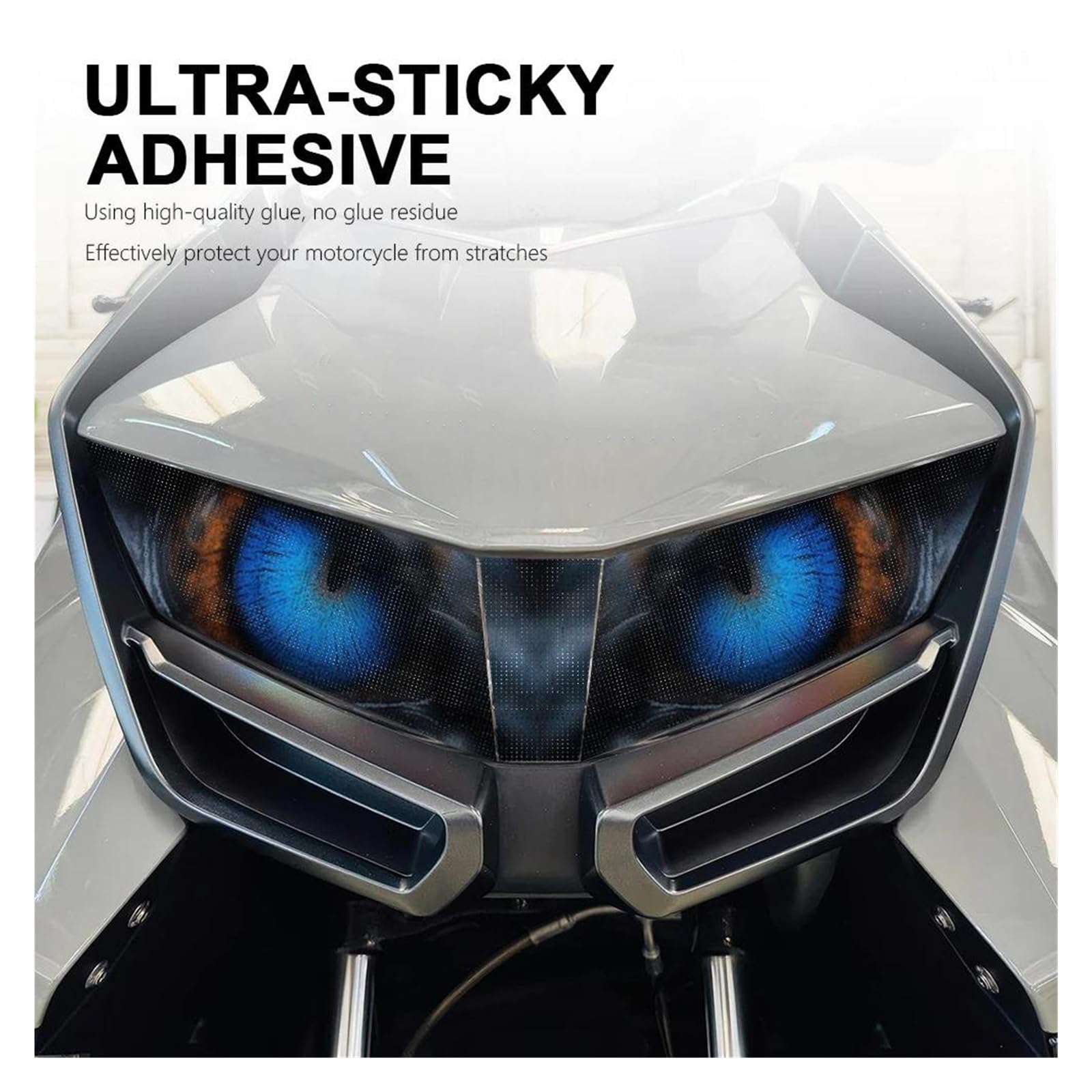 do C400GT C 400 GT C400 GT 400GT 2025 naklejki na reflektory motocyklowe, wodoodporna folia ochronna, naklejki na reflektory (żółte)