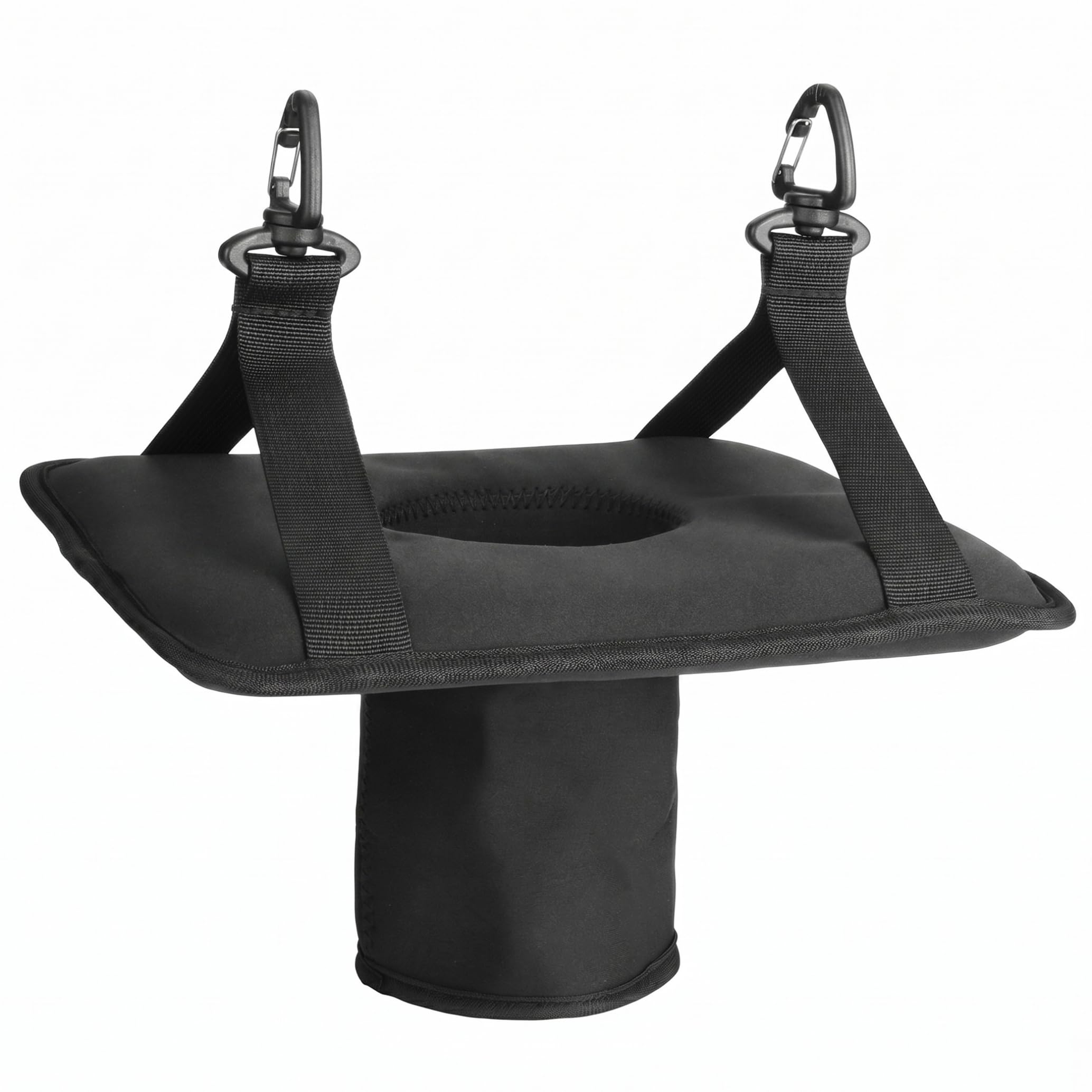 Hanging Cup Holder, Waterproof Hammock Drink Holder Portable Porch Swing Cup Holders For Outdoor Use - Black, 9.84x7.87x4.33inch, Outdoor Drink