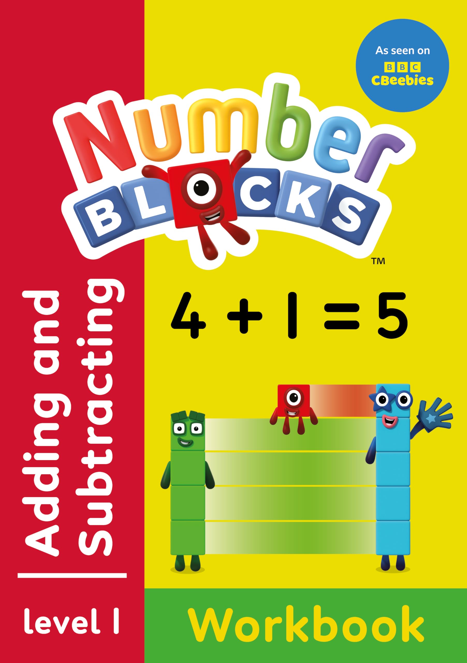 Numberblocks Adding and Subtracting (Red Level Workbook)