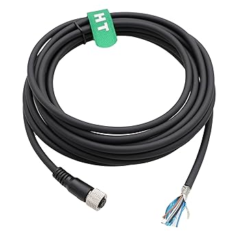 HangTon Sensor Actuator M12 A Coded 4 Pin Male Female Shield Cable