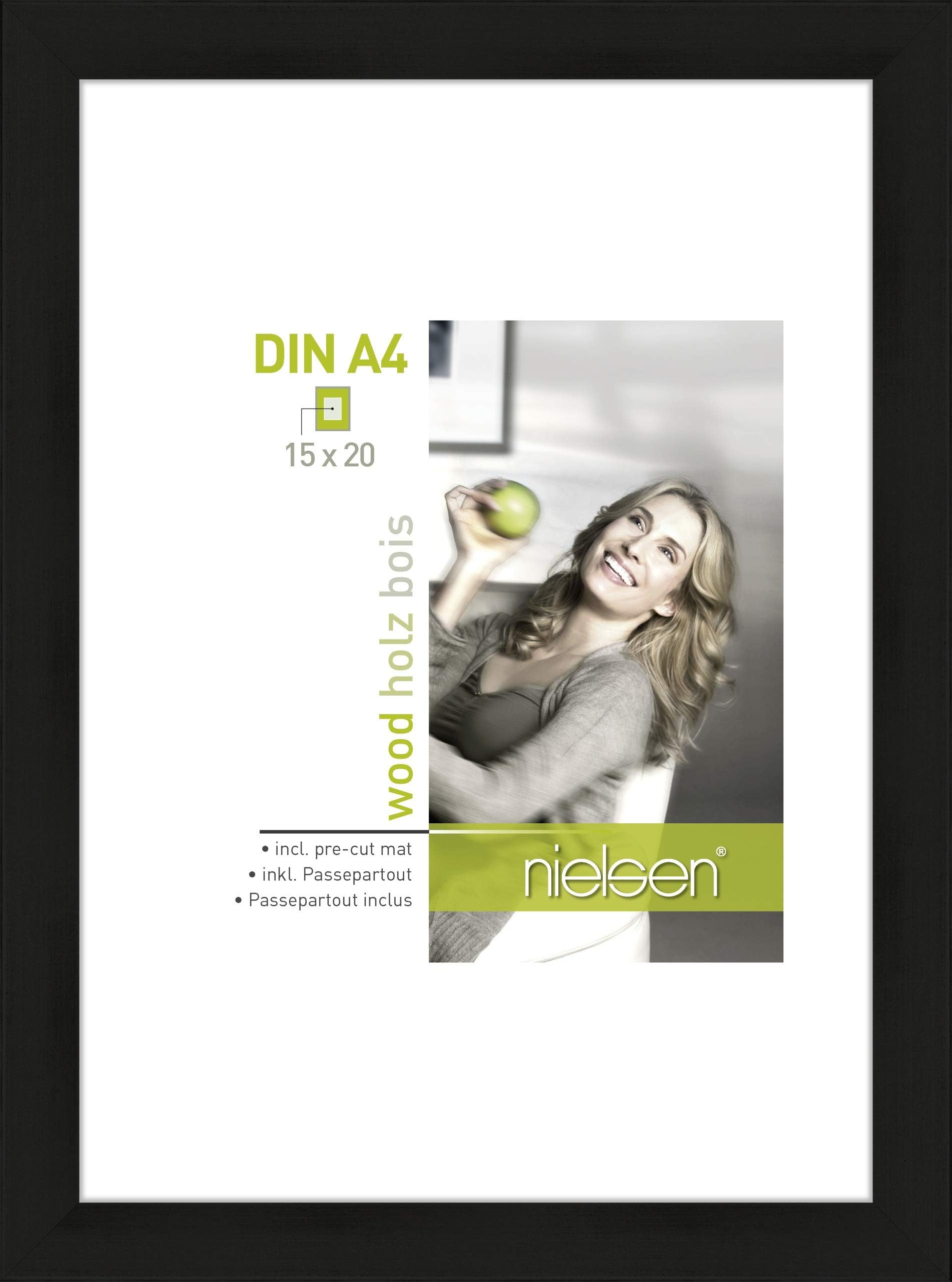 Nielsen Apollo Black Picture Frame (29,7 x 21 x 3 cm)