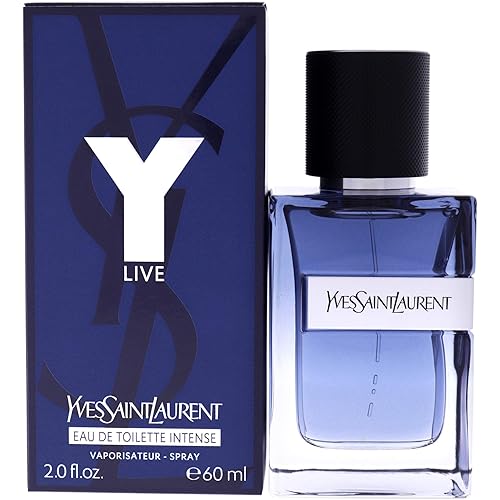 Yves Saint Laurent Y Live Eau De Toilette Intense Spray, Fragrance for Men, 2 Fl Oz