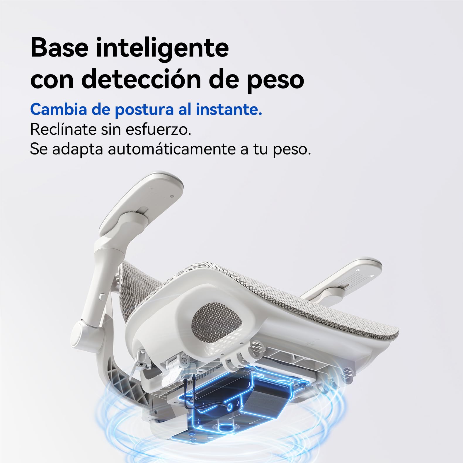 SIHOO B300 Pro Silla Ergonómica Oficina Soporte Lumbar Adaptativo, Blanco