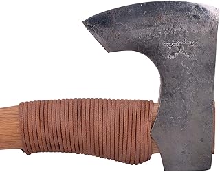 Universal Fit Axe Handle Wrap, Waxed String for Camping Axes and Hatchets, Viking Bearded Axe Guard/Wraps (Brown)