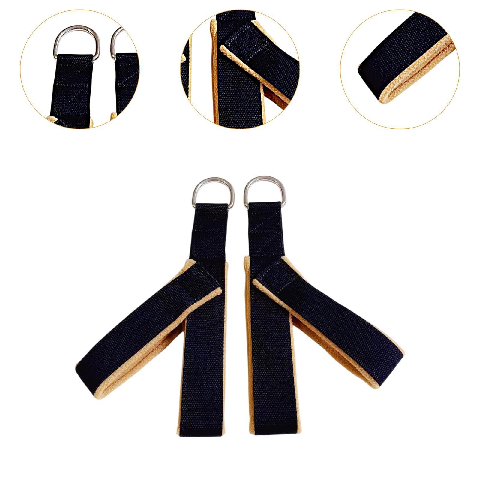 2 Pezzi Banda Esercizio Y Cinghia Cotone Acciaio Accessori Fitness Resistenza Stretching per Allenamento Casa per Donna Uomo