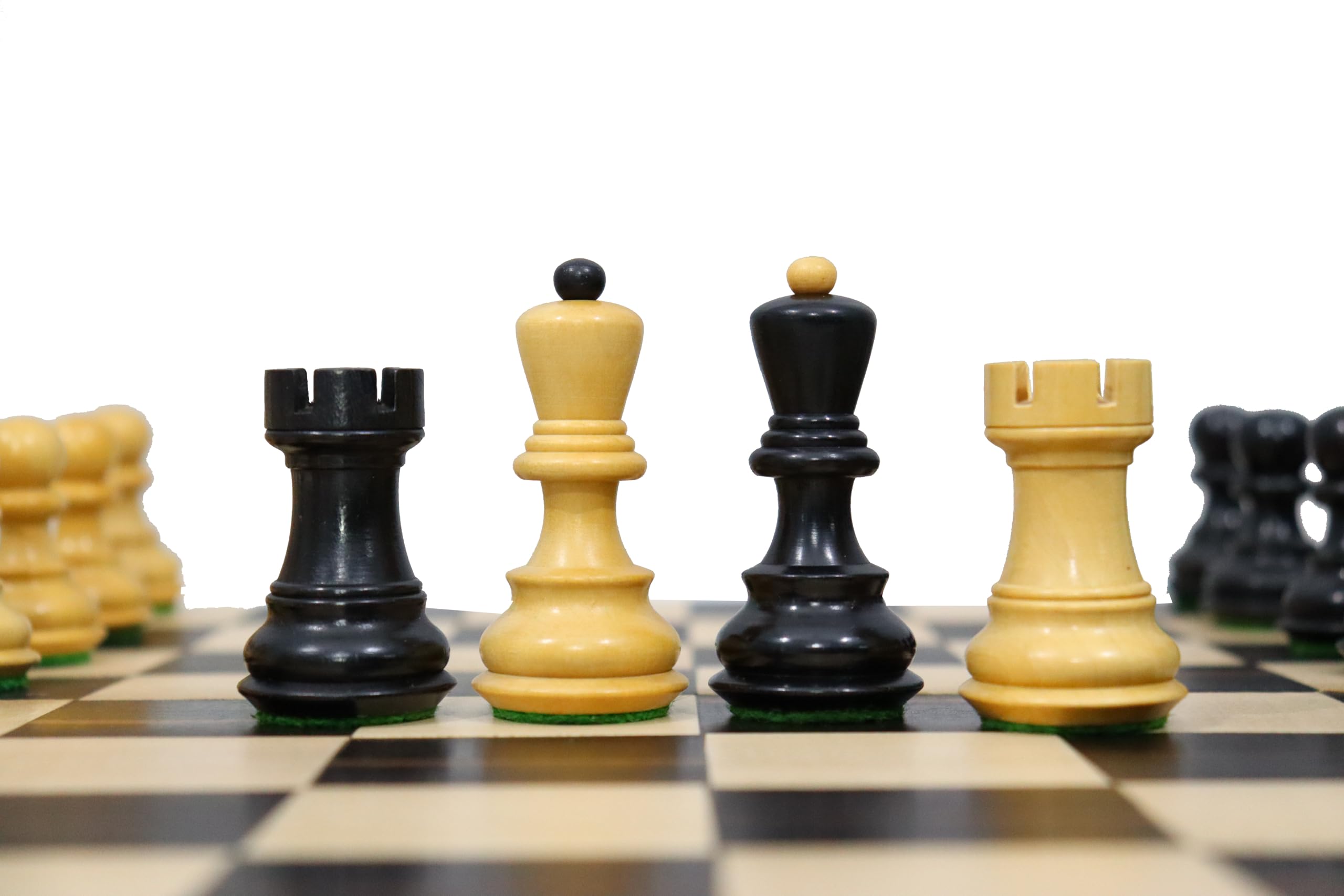 Russisches Schachfiguren-Set aus Zagreb, 7,6 cm, luxuriöses, einzigartiges Schachspiel aus Ebenholz, bestes Geschenk für Sie oder ihn, Schach Moskau