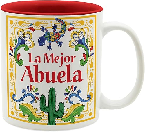 Miniatura 7 de E.H.G  "La Mejor Abuela" Taza de Cafe Birds Design Taza de café Regalos para Mi Abuela Hispanic Best Grandma Gift In Spanish Abuela Regalos de