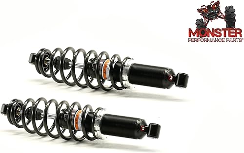 Miniatura 2 de Amortiguadores traseros Monster para Polaris Hawkeye & Sportsman 7043100, alimentados por gas, precarga ajustable