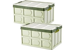 Foldable Lidded Storage Bins: Streamline Your Home Organization