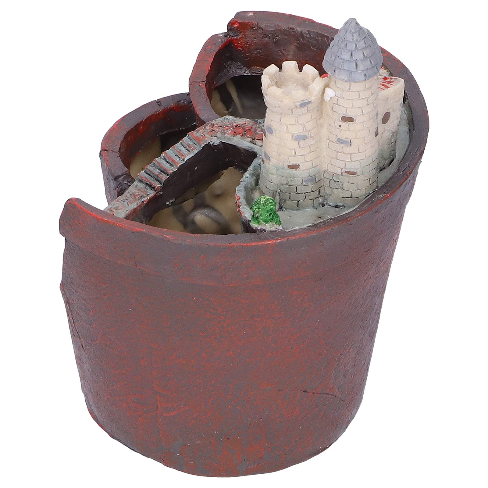Pot de fleurs en résine Cocoarm 7,7x4,9 pouces pour succulentes et mini maison