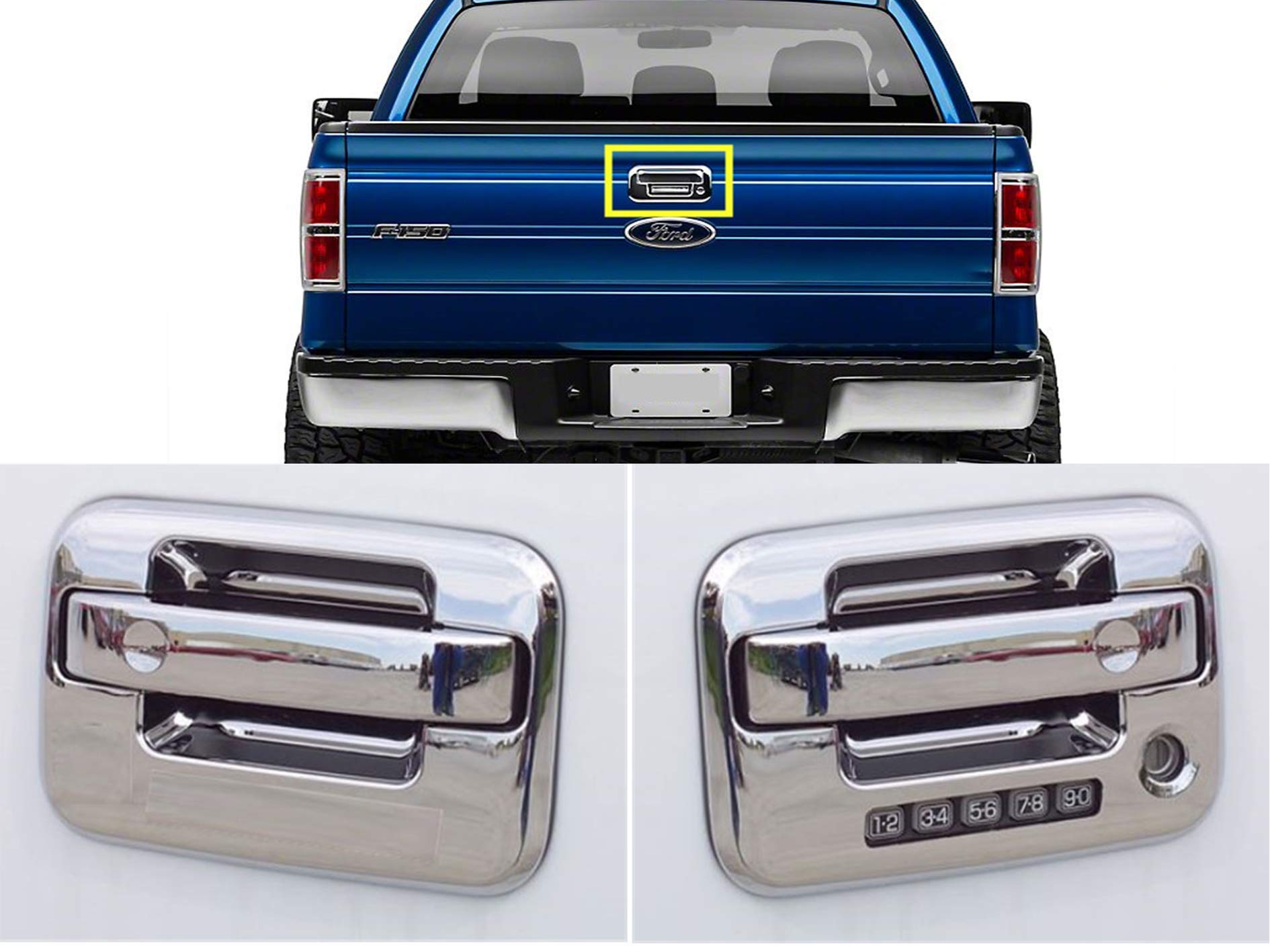 Tailgate Handle With Camera Hole For Ford F150 F250 Italy