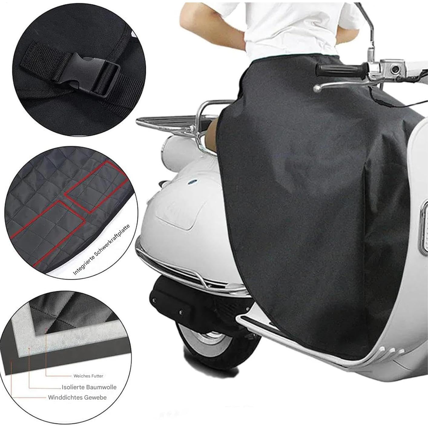 Couvre-Jambes Moto Couverture Thermique Pour Genou De Vélo
