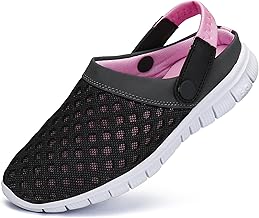SAGUARO Zoccoli per Uomo Donna Sandali da Spiaggia Antiscivolo Traspirante Scarpe da Mare Pantofole Estate Ciabatte Giardino Outdoor, Rosa, 38 EU