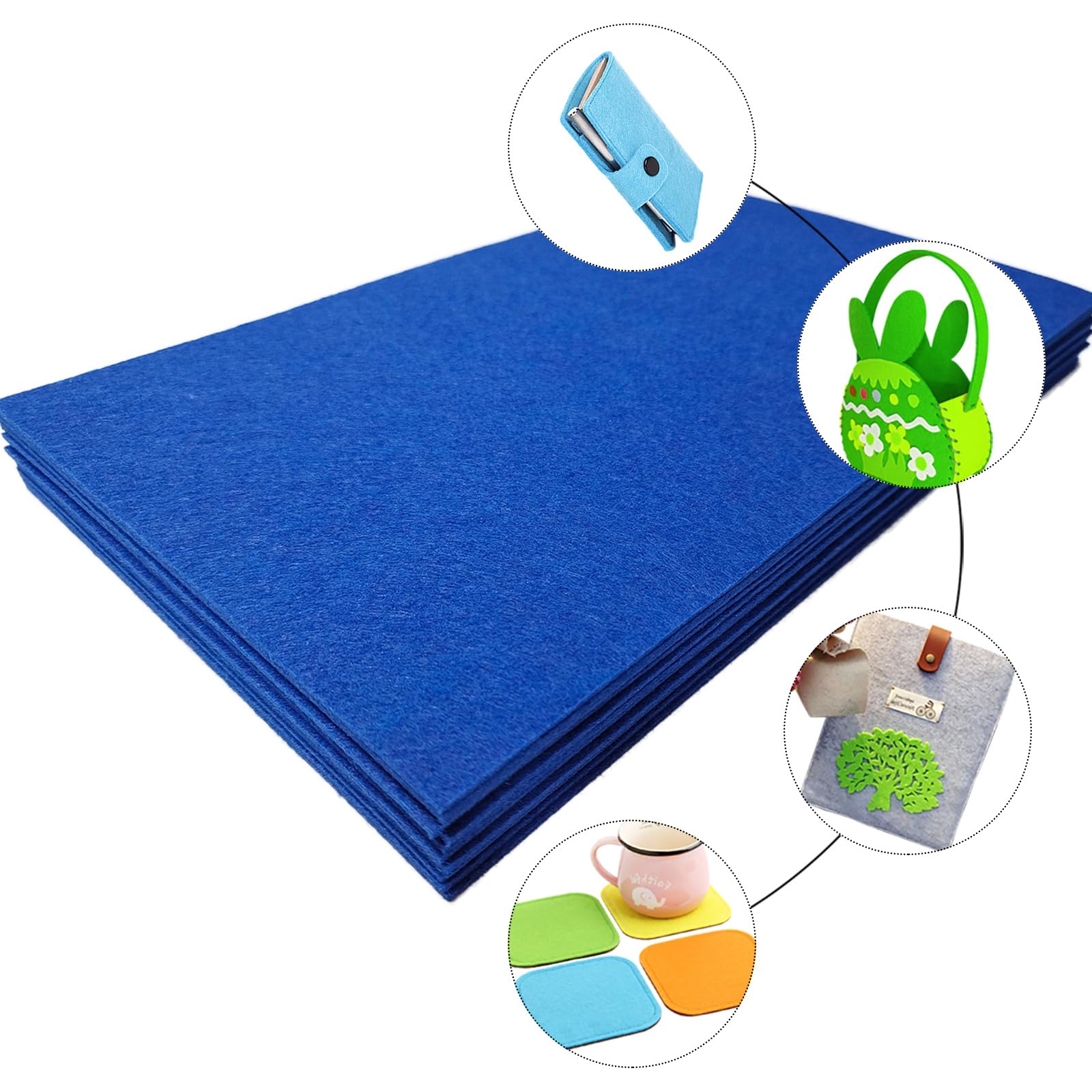 Amazon | Jtnohx スティッフフェルトシート 2mm 厚フェルト生地